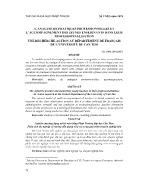 L’analyse de pratiques professionnelles et l’accompagnement des jeunes enseignants dans leur professionnalisation une recherche-Action au département de francais de l’université de Can Tho - Vo Van Chuong