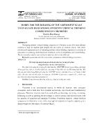 Model for the building of the assessment scale to evaluate high school students’ critical thinking competence in chemistry - Trinh Le Hong Phuong