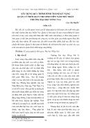 Xây dựng quy trình hình thành kỹ năng quản lý thời gian cho sinh viên năm thứ nhất trường Đại học Đồng Nai - Cao Thị Huyền