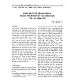 Sáng tác của Franz Kafka trong phê bình văn học miền Nam thời kỳ 1954-1975
