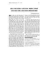 Hậu công đồng Vatican II - Những vấn đề giáo hội công giáo đnag phải đối diện - Nguyễn Hồng Dương