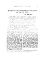 Quản lý và khai thác vùng biển đảo của triều Nguyễn giai đoạn 1802 - 1858