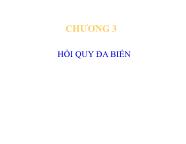 Bài giảng Kinh tế lượng - Chương 3: Hồi quy đa biến (Mới nhất)