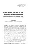 Di động việc làm trong nhóm lao động từ 25 đến 34 tuổi ở nội thành Hà Nội (Nghiên cứu trường hợp tại quận Thanh Xuân, Hà Nội)