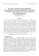 Influence of mountainous residents livelihoods to living environment (A case study in Thanh Thach commune, Tuyen Hoa district, Quang Binh province)