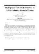 The impact of domestic remittances on left-behind older people in Vietnam