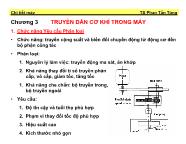 Bài giảng Chi tiết máy - Chương 3: Truyền dẫn cơ khí trong máy - Phan Tấn Tùng