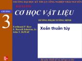 Bài giảng Cơ học vật liệu - Chương 3: Xoắn thuần túy - Dương Phạm Tường Minh