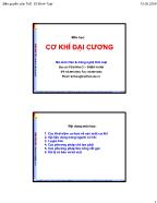 Bài giảng Cơ khí đại dương - Chương 1: Các khái niệm - Vũ Đình Toại