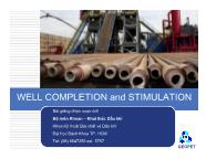 Bài giảng Cơ sở kỹ thuật dầu khí - Chương 7: Well completion and stimulation