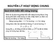 Bài giảng Dụng cụ bán dẫn - Chương 5: Nguyên lý hoạt động chung