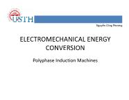 Bài giảng Electromechanical energy conversion - Chapter V: Polyphase Induction Machines - Nguyễn Công Phương