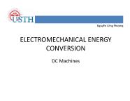 Bài giảng Electromechanical energy conversion - Chapter VI: DC Machines - Nguyễn Công Phương