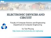 Bài giảng Electronic devices and circuit - Chapter 4: Khuếch đại thuật toán - Operational Amplifier (OpAmp) - Võ Tấn Phương