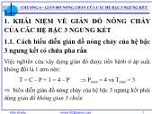 Bài giảng Giản đồ pha - Chương 4: Giản đồ nóng chảy của các hệ bậc 3 ngưng kết - Nguyễn Văn Hòa