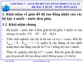 Bài giảng Giản đồ pha - Chương 7: Giản đồ độ tan đẳng nhiệt của các hệ bậc 4 muối – nước đơn giản - Nguyễn Văn Hòa