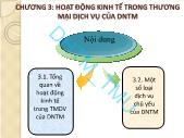 Bài giảng Kinh tế doanh nghiệp thương mại - Chương 3: Hoạt động kinh tế trong thương mại dịch vụ của doanh nghiệp thương mại