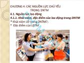 Bài giảng Kinh tế doanh nghiệp thương mại - Chương 4: Các nguồn lực chủ yếu trong doanh nghiệp thương mại