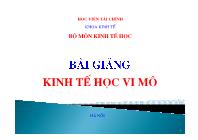 Bài giảng Kinh tế học vi mô - Chương 3: Co giãn cung cầu và chính sách của chính phủ