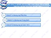 Bài giảng Kinh tế và thương mại các nước châu Á - Thái Bình Dương - Chương 3: Kinh tế và thương mại Nhật Bản, Trung Quốc và các nước NICs