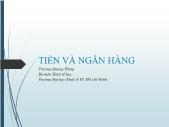 Bài giảng Kinh tế vi mô 2 - Chương 3: Tiền và ngân hàng - Trương Quang Hùng