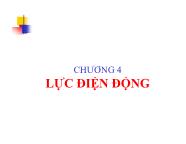 Bài giảng Lý thuyết cơ sở - Chương 4: Lực điện động