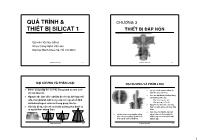 Bài giảng Quá trình & Thiết bị silicat - Chương 3: Thiết bị đập nón