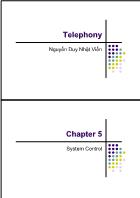 Bài giảng Telephony - Chapter 5: System Control - Nguyễn Duy Nhật Viễn