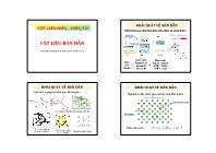 Bài giảng Vật liệu điện - Điện tử - Chương 3: Vật liệu bán dẫn