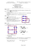 Bộ đề thi học kỳ 5 môn Điện tử công suất Lớp CĐ ĐTTT 11 (A+B) - Trường Cao đẳng Kỹ thuật Cao Thắng