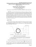 Chiều sâu không cần chống giữ hào đào khi xây dựng công trình ngầm bằng phương pháp lộ thiên trong đất không bão hòa