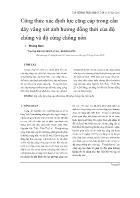 Công thức xác định lực căng cáp trong cầu dây văng xét ảnh hưởng đồng thời của độ chùng và độ cứng chống uốn