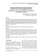 Đánh giá ảnh hưởng của nguồn điện gió đến độ tin cậy của lưới điện phân phối