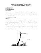 Đánh giá profile vận tốc gió theo các tiêu chuẩn của một số nước