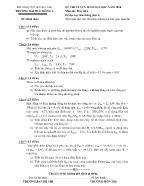 Đề thi tuyển sinh hệ Đại học liên thông đợt 2 môn Máy điện năm 2010 - Đại học Đông Á (Có đáp án)