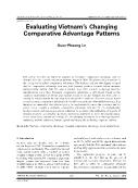 Evaluating Vietnam’s changing comparative advantage patterns