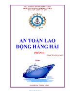 Giáo trình An toàn lao động hàng hải - Phần II - Phạm Thanh Quang