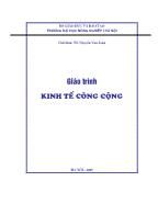 Giáo trình Kinh tế công cộng