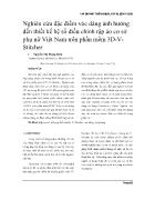 Nghiên cứu đặc điểm vóc dáng ảnh hưởng đến thiết kế hệ số điều chỉnh rập áo cơ sở phụ nữ Việt Nam trên phần mềm 3D-VStitcher