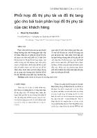 Phối hợp đồ thị phụ tải và đồ thị tang góc cho bài toán phân loại đồ thị phụ tải của các khách hàng