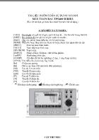 Tài liệu Hướng dẫn sử dụng nhanh máy toàn đạc TpS400 series