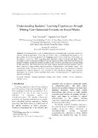 Understanding students’ learning experiences through mining user-generated contents on social media