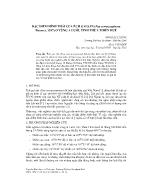 Đặc điểm hình thái của ếch gai sần (Paa verrucospinosa Bourret, 1937) ở vùng A Lưới, tỉnh Thừa Thiên Huế