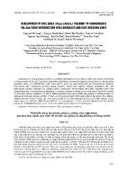 Development of rice lines (Oryza sativa L.) tolerant to submergence via Sub1 gene introduction into landraces and elite breeding lines