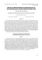 Meat quality comparison between fast growing broiler ross 308 and slow growing sasso laying males reared in free range system