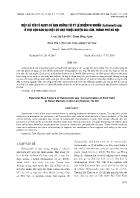 Một số yếu tố nguy cơ ảnh hưởng tới tỷ lệ nhiễm vi khuẩn Salmonella spp. ở thịt lợn bán tại một số chợ thuộc huyện Gia Lâm, thành phố Hà Nội