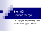 Bài giảng Biến đổi Fourier rời rạc