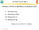 Bài giảng Cơ sở kỹ thuật điện 2 - Chương 2: Chế độ xác lập hằng trong mạch phi tuyến