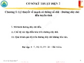 Bài giảng Cơ sở kỹ thuật điện 2 - Chương 5: Lý thuyết về mạch có thông số dải. Đường dây dài đều tuyến tính