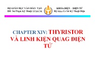 Bài giảng Cơ sở kỹ thuật điện - Chương 14: Thyristor và linh kiện quang điện tử